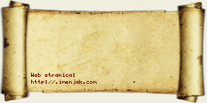 Jana Kosovac vizit kartica